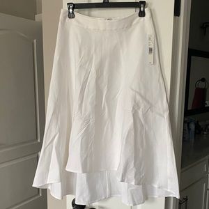 White Antonio Melani skirt size 4 NWT